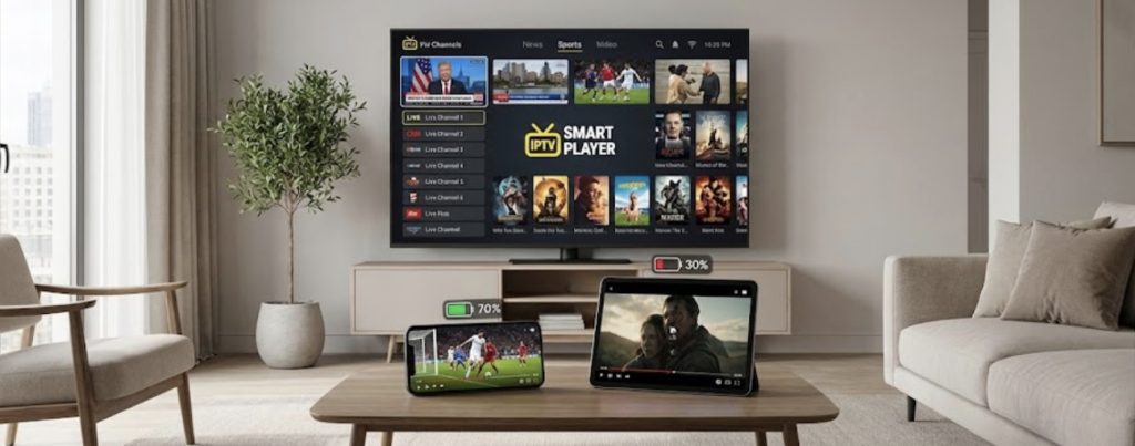 IPTV Player et Batterie