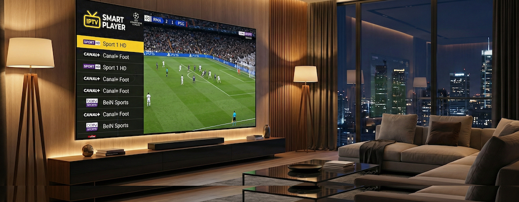 IPTV Player pour Matchs en Direct